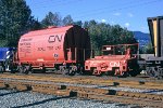 Canadian National scale car #52281 & 52274 in BC Rail yard